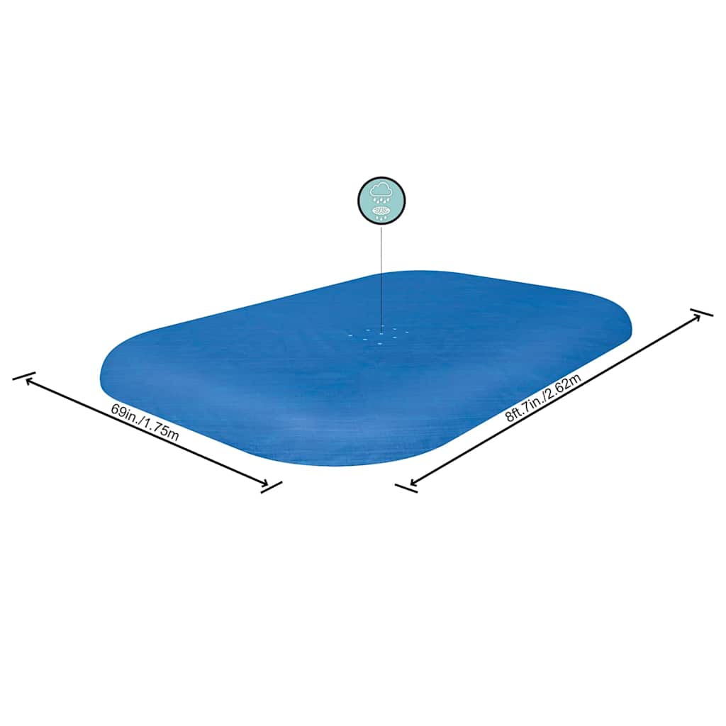 Flowclear medencetakaró 262 x 175 x 51 cm
