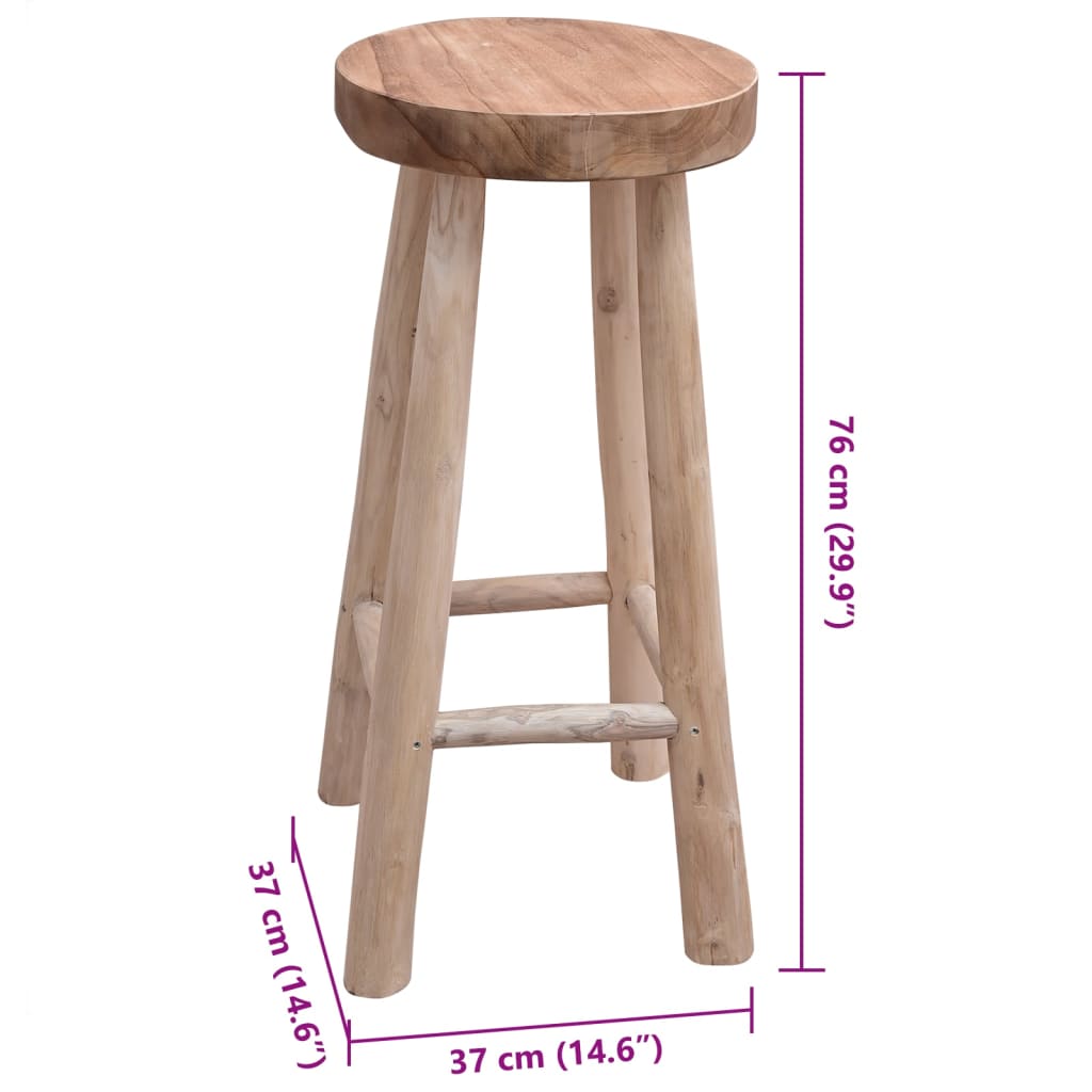 tömör tíkfa bárszék