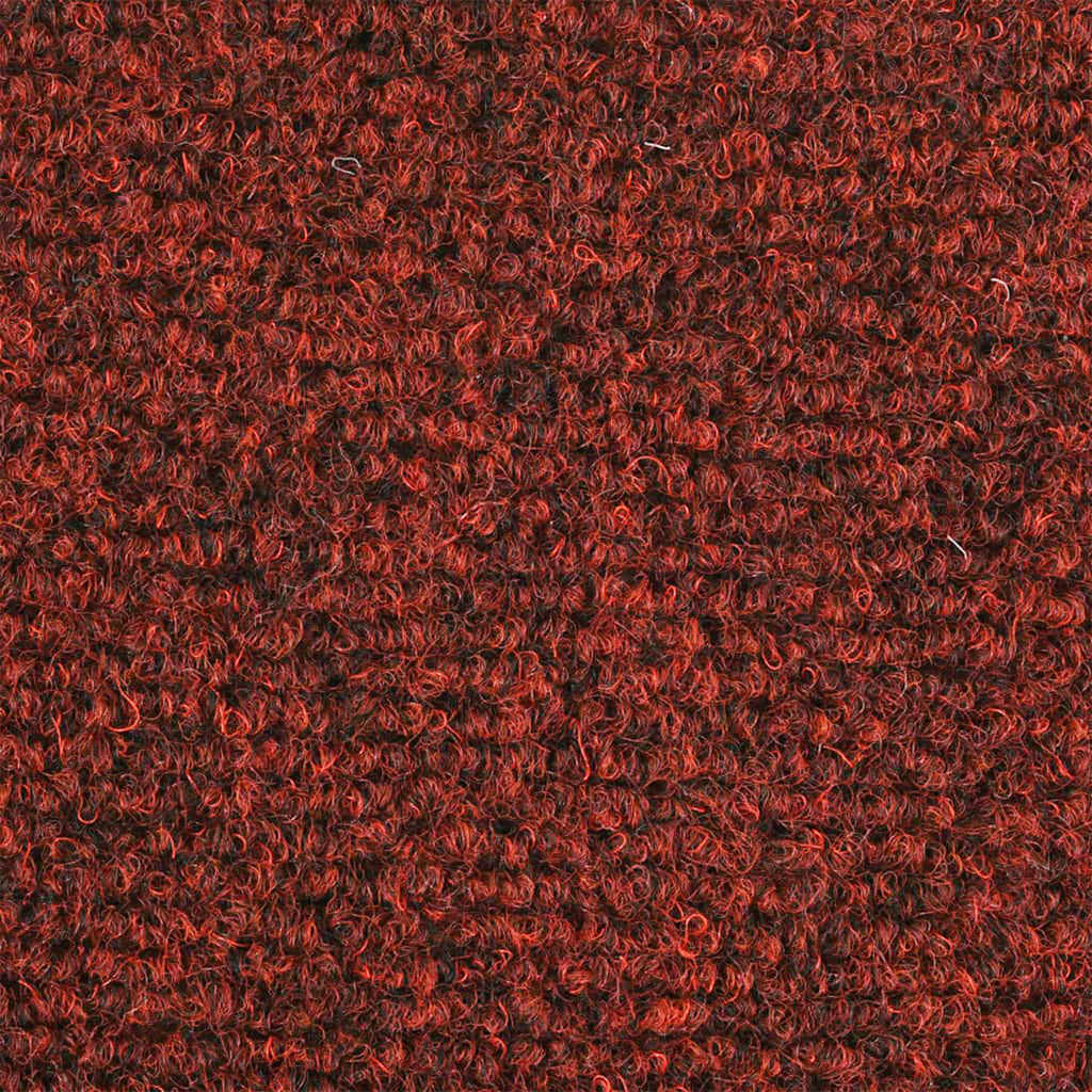15 db piros öntapadós lépcsőszőnyeg 65x21x4 cm