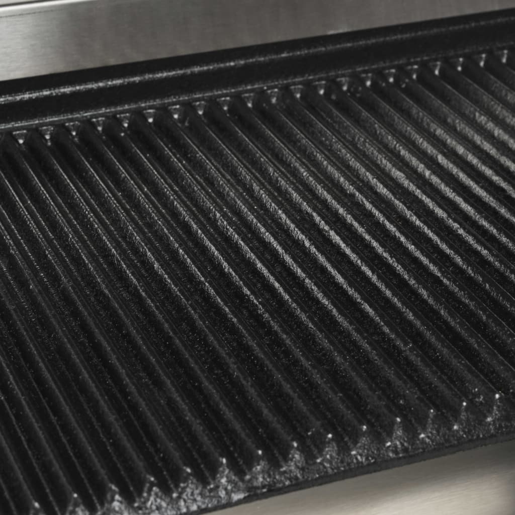 bordás kontaktgrill 2200 W 43 x 30,5 x 20 cm