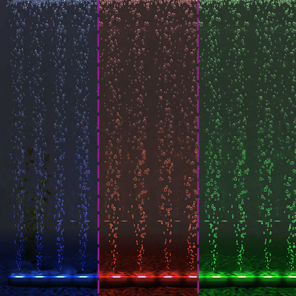 LED-es RGB buborékos akváriumlámpa 56,5 cm