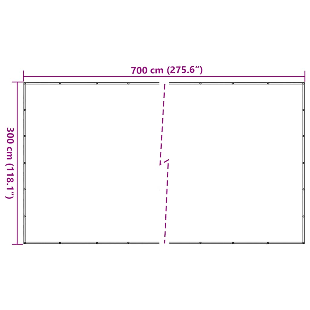 fekete HDPE konténerháló 3 x 7 m