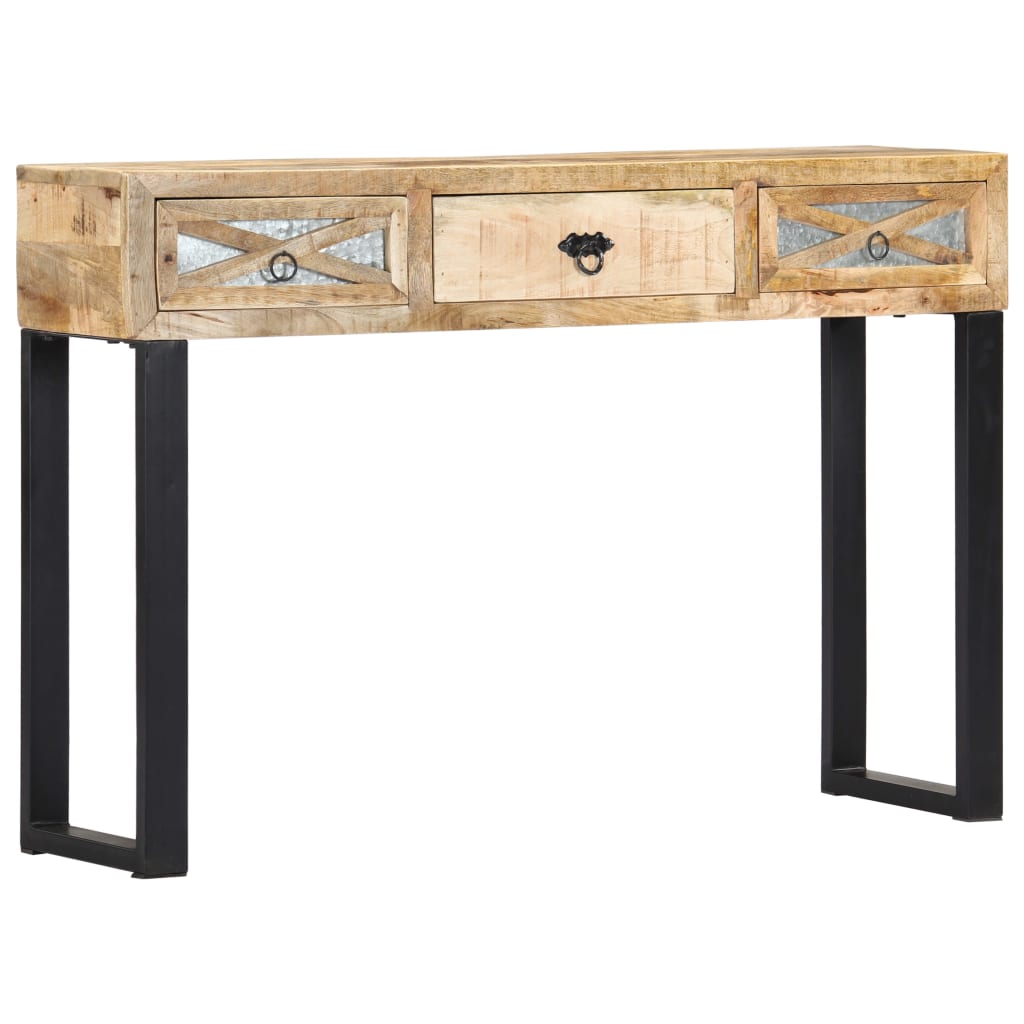 tömör mangófa tálalóasztal 110 x 30 x 76 cm