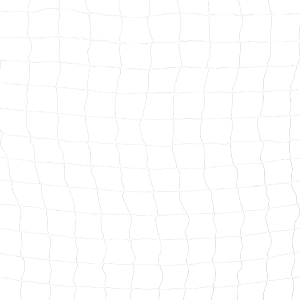 fekete-fehér fém focikapu 300 x 160 x 90 cm