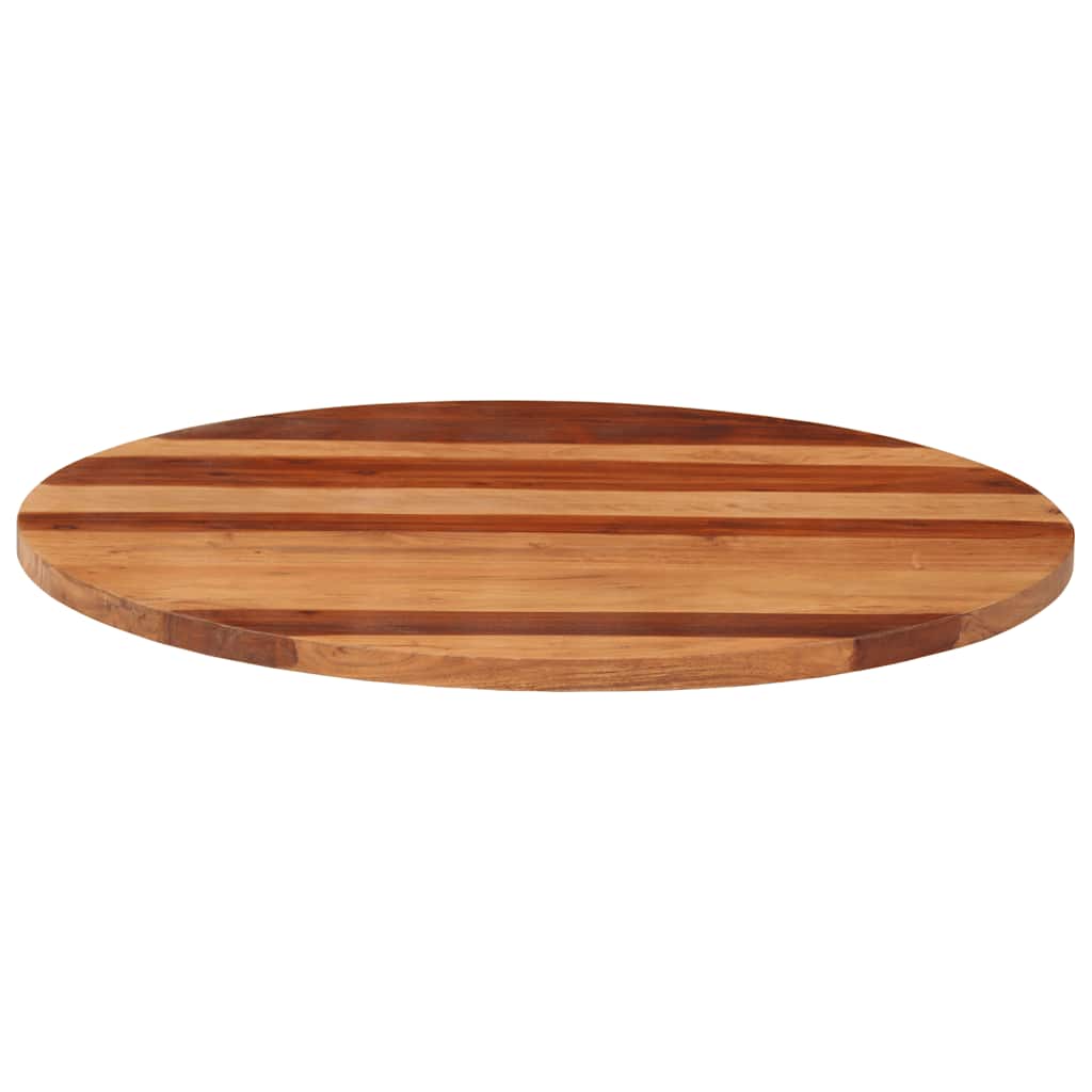 kerek tömör akácfa asztallap 25-27 mm 80 cm