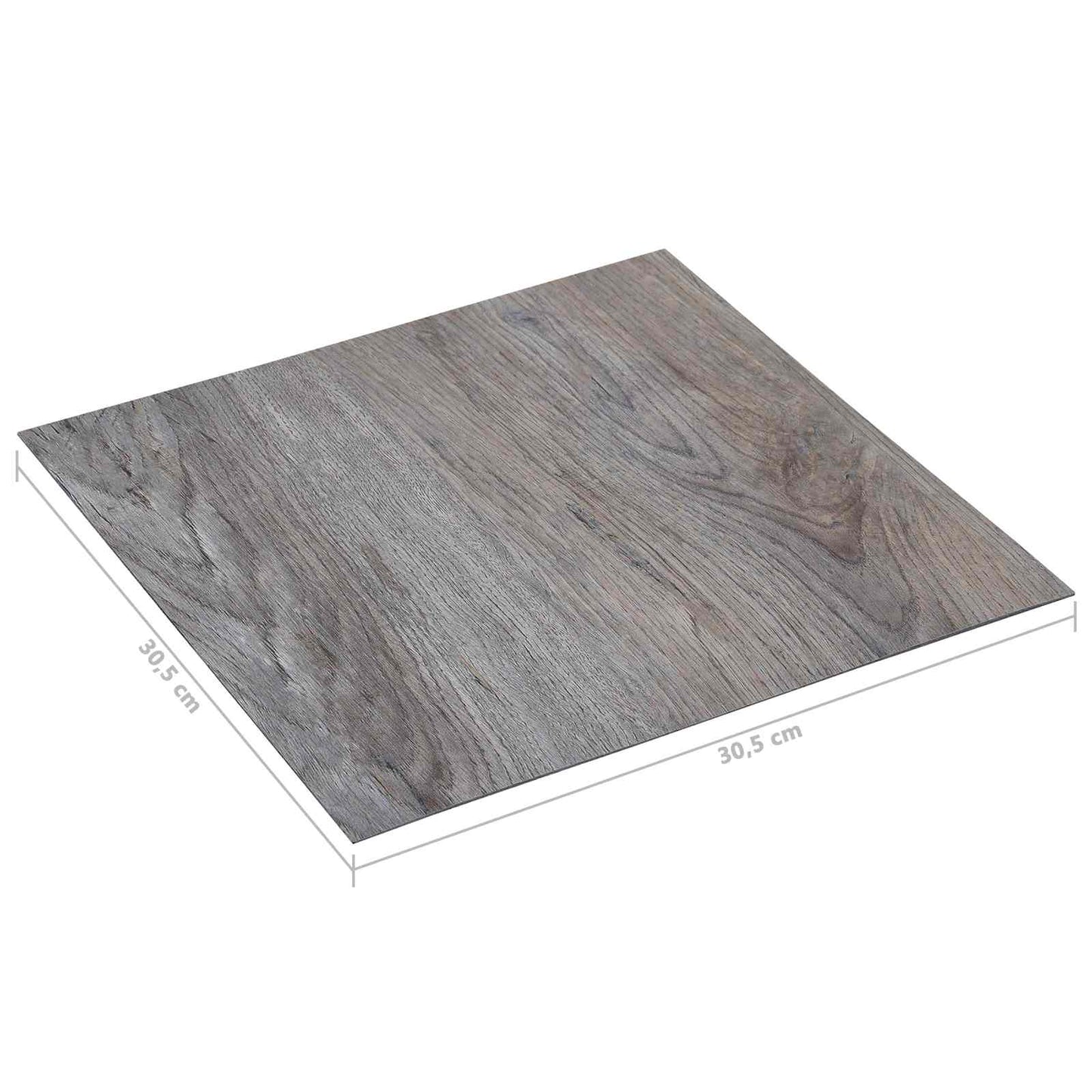 Padlódeszkák 55 pcs Világos Barna 5,11 m² PVC