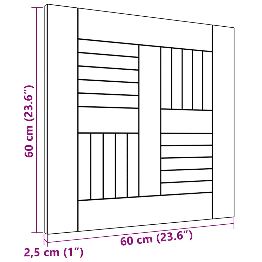 tömör tíkfa asztallap 60 x 60 x 2,5 cm