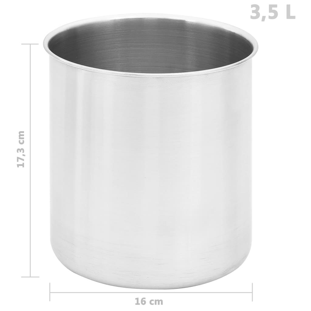 rozsdamentes szószadagoló 3,5 L