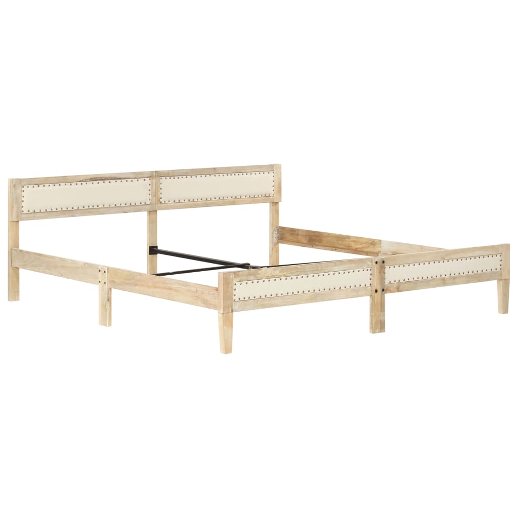 tömör mangófa ágykeret 200 cm