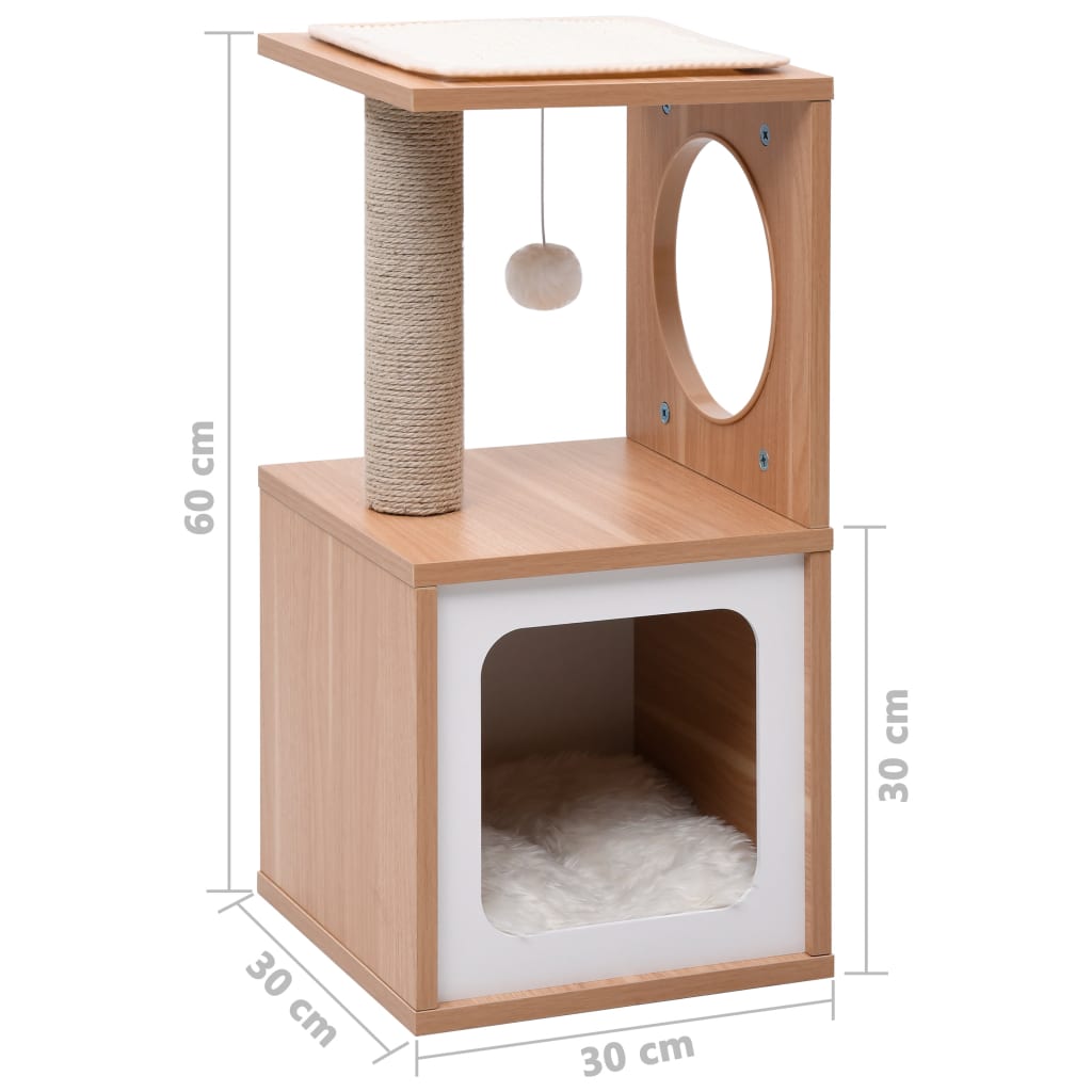 macskabútor szizál kaparófákkal 60 cm