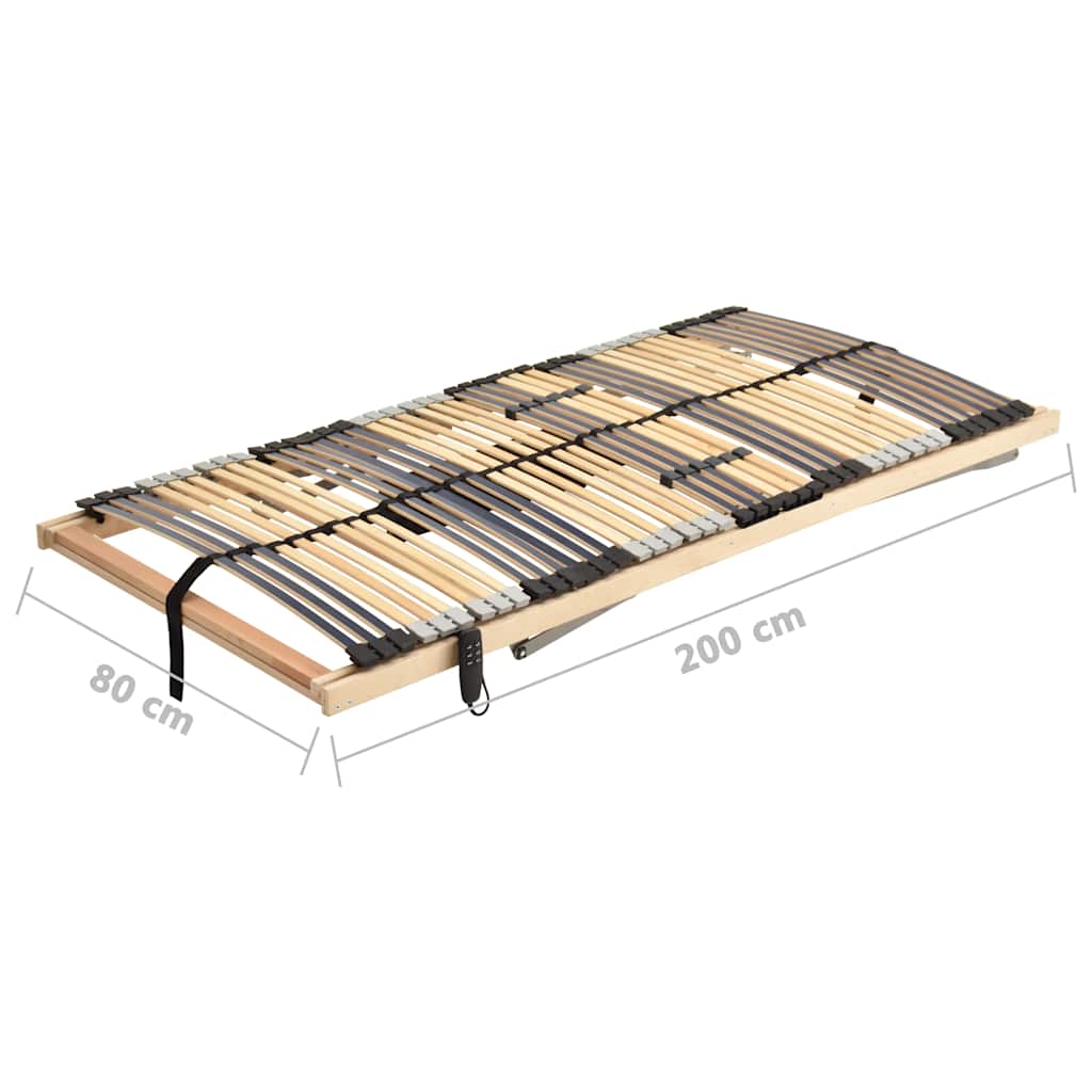 7 zónás 42 léces elektromos ágyrács 80 x 200 cm