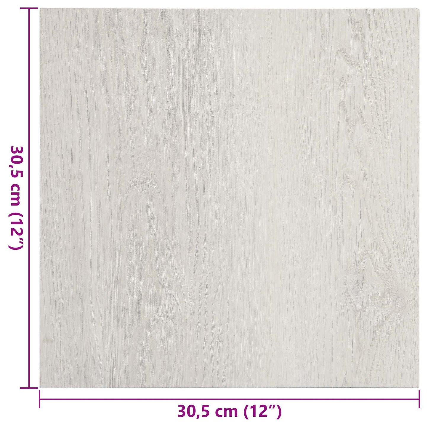 Padlódeszkák 5,11 m² 55 pcs PVC Világos bézs