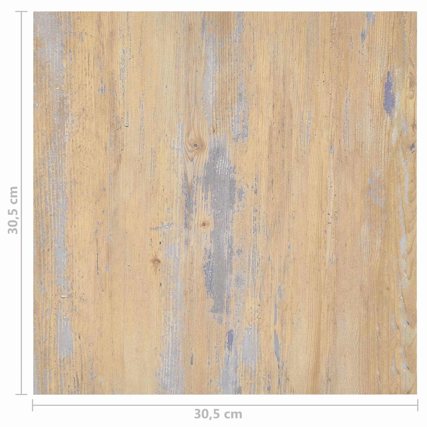 Padlódeszkák 5,11 m² 55 pcs PVC Barna és Szürke