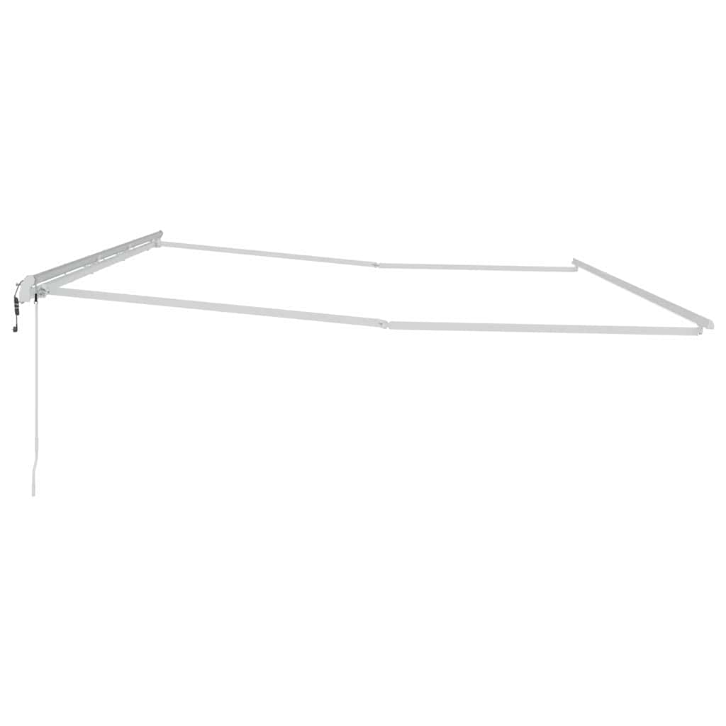 Napernyő keret Fehér 600 × 300 cm Alumínium