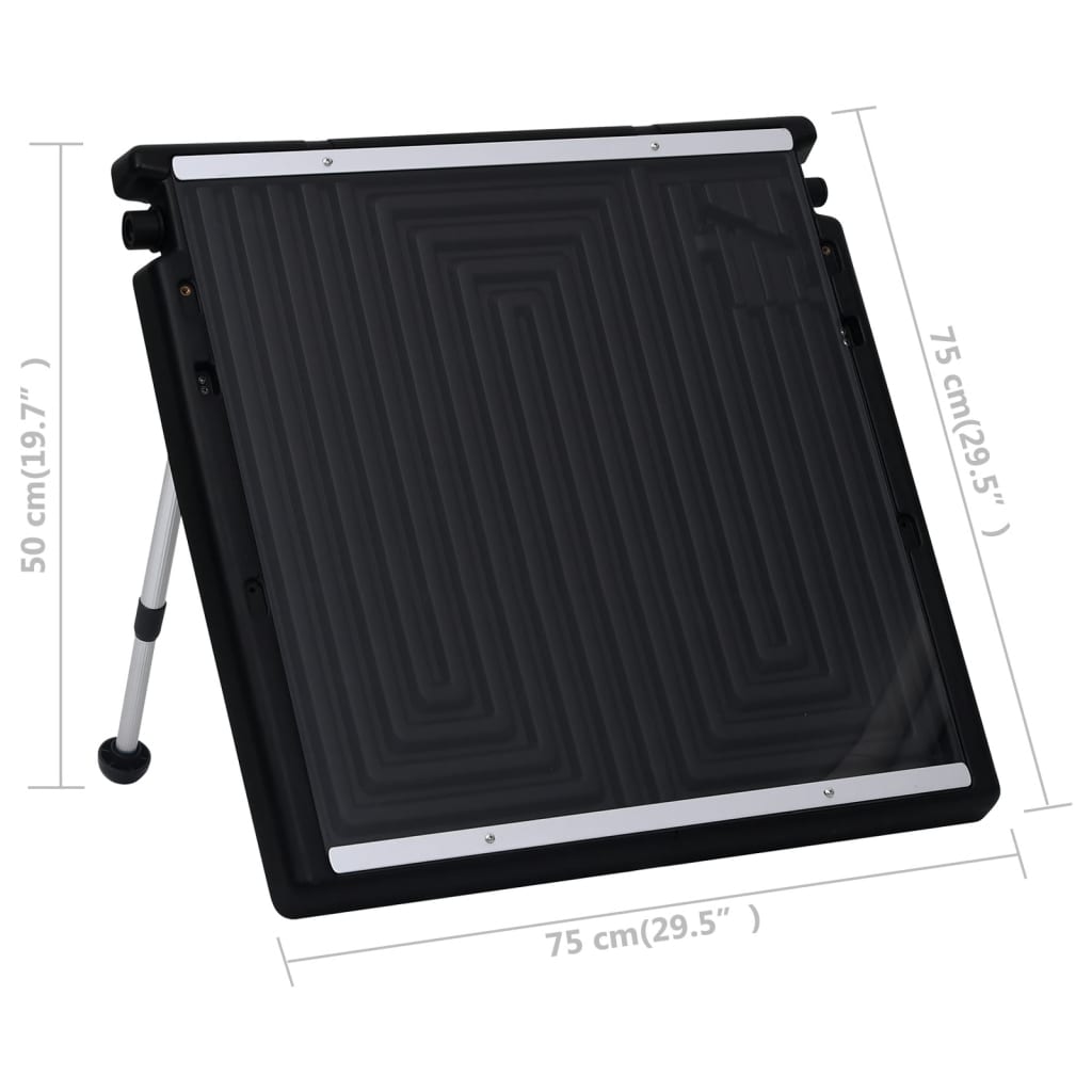 napelemes medencefűtő panel 75 x 75 cm