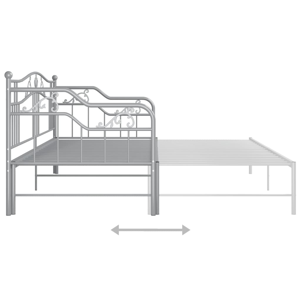 szrüke fém kihúzható kanapéágy-keret 90 x 200 cm