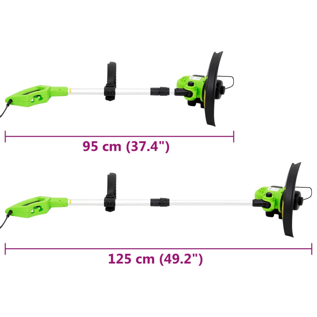 elektromos teleszkópos fűszegélynyíró 29 cm 550 W