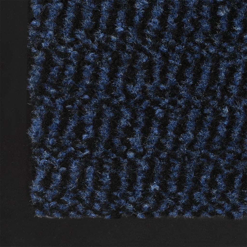 kék tűzött lábtörlő 60 x 150 cm