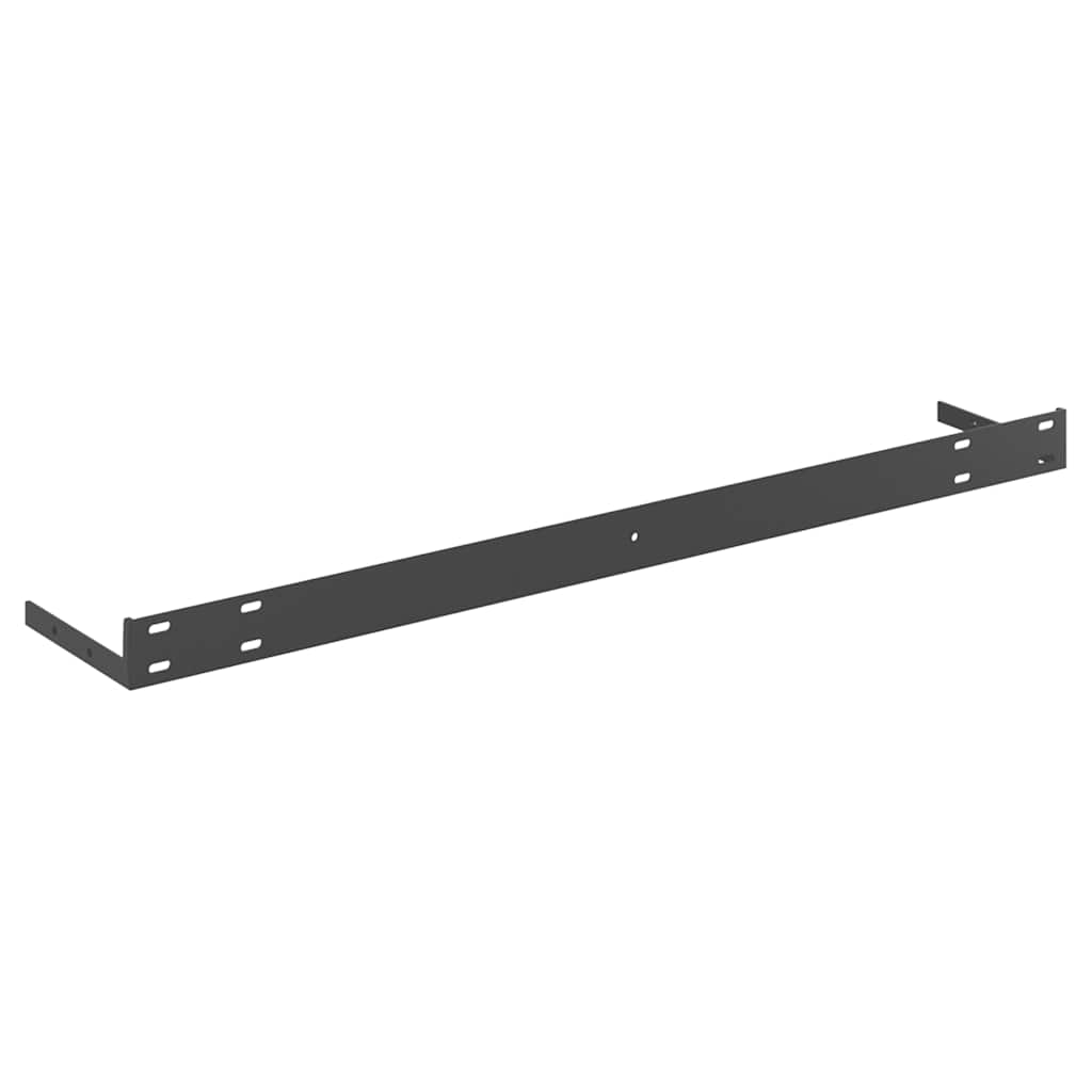 fehér-tölgyszínű MDF lebegő fali polc 90 x 23,5 x 3,8 cm