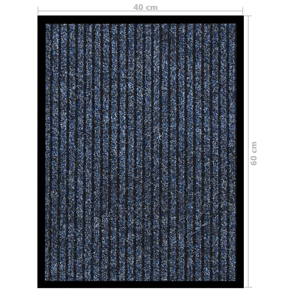 kék csíkos lábtörlő 40 x 60 cm