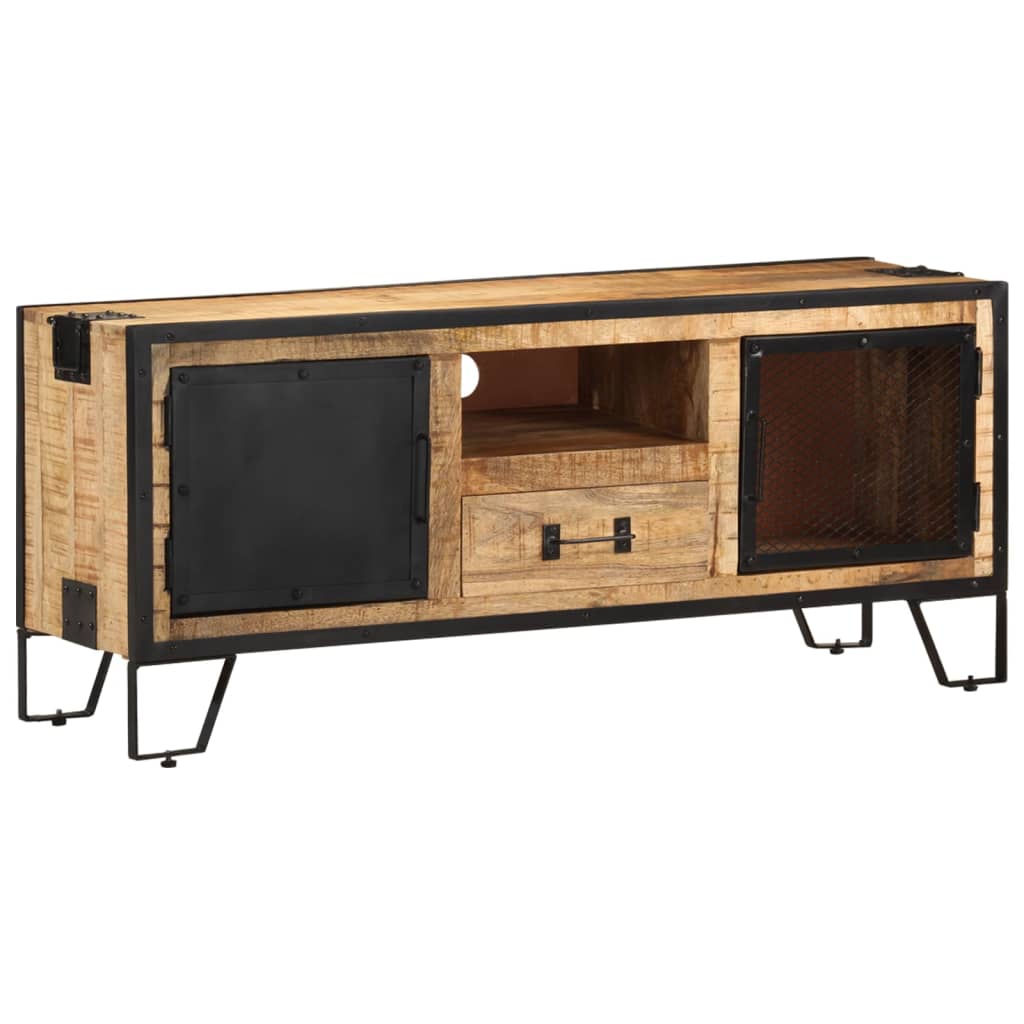 nyers mangófa TV-szekrény 110 x 31 x 46 cm