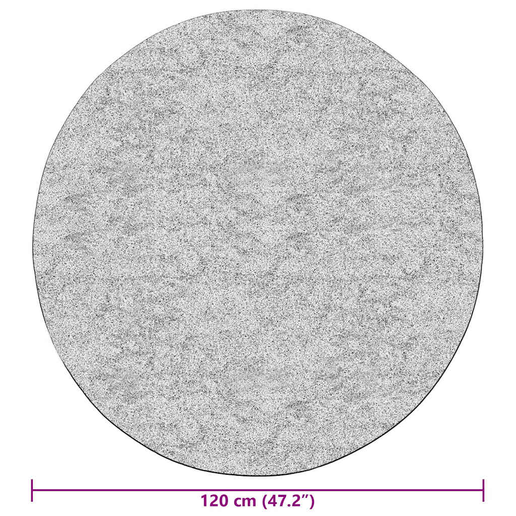fekete és arany mosható szőnyeg φ 120 cm