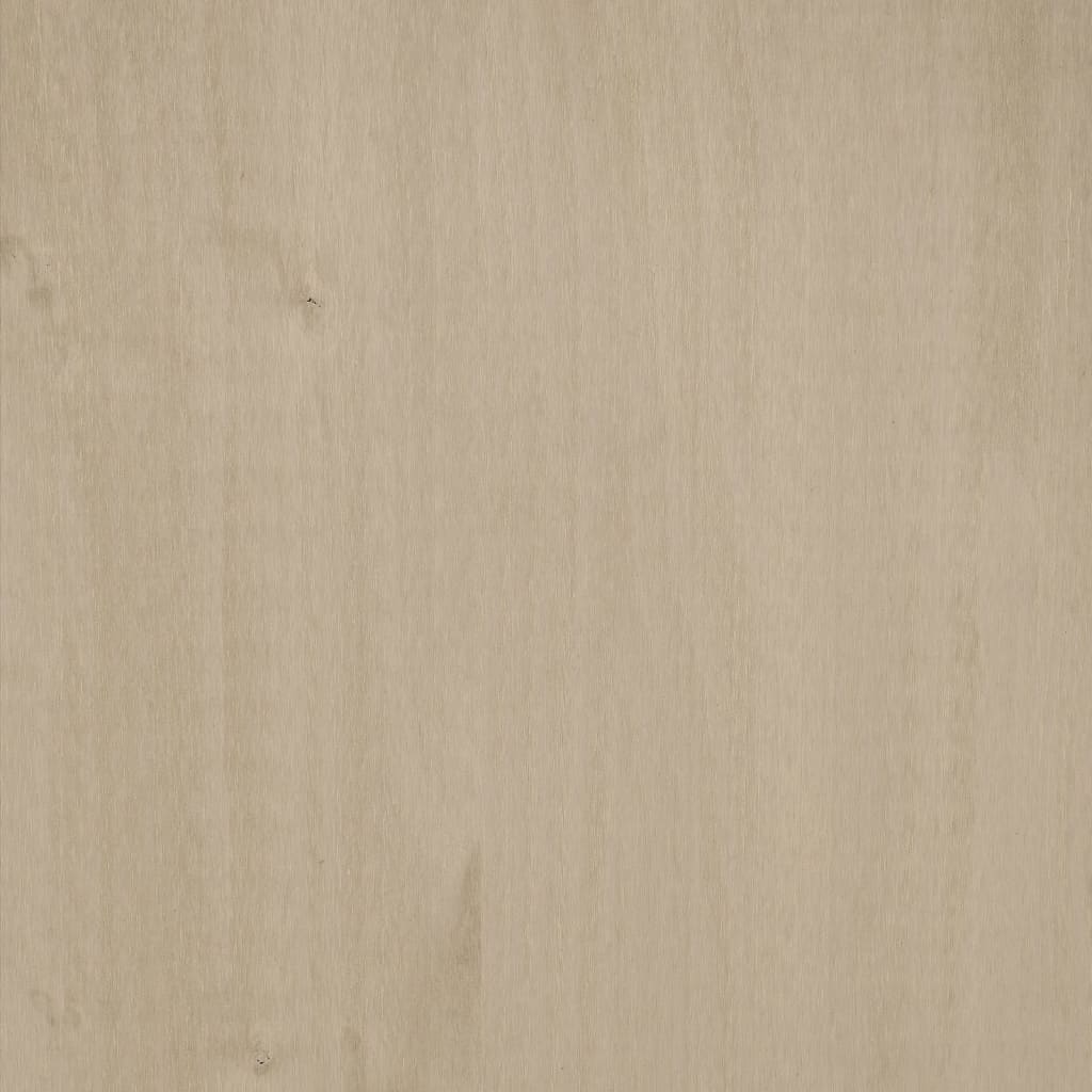 HAMAR mézbarna tömör fenyőfa dohányzóasztal 100 x 55 x 35 cm