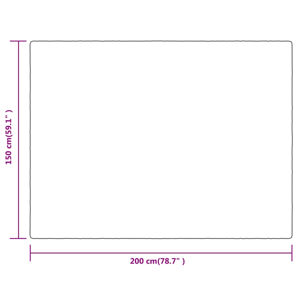 sivatagi köd színű poliészter takaró 150x200 cm