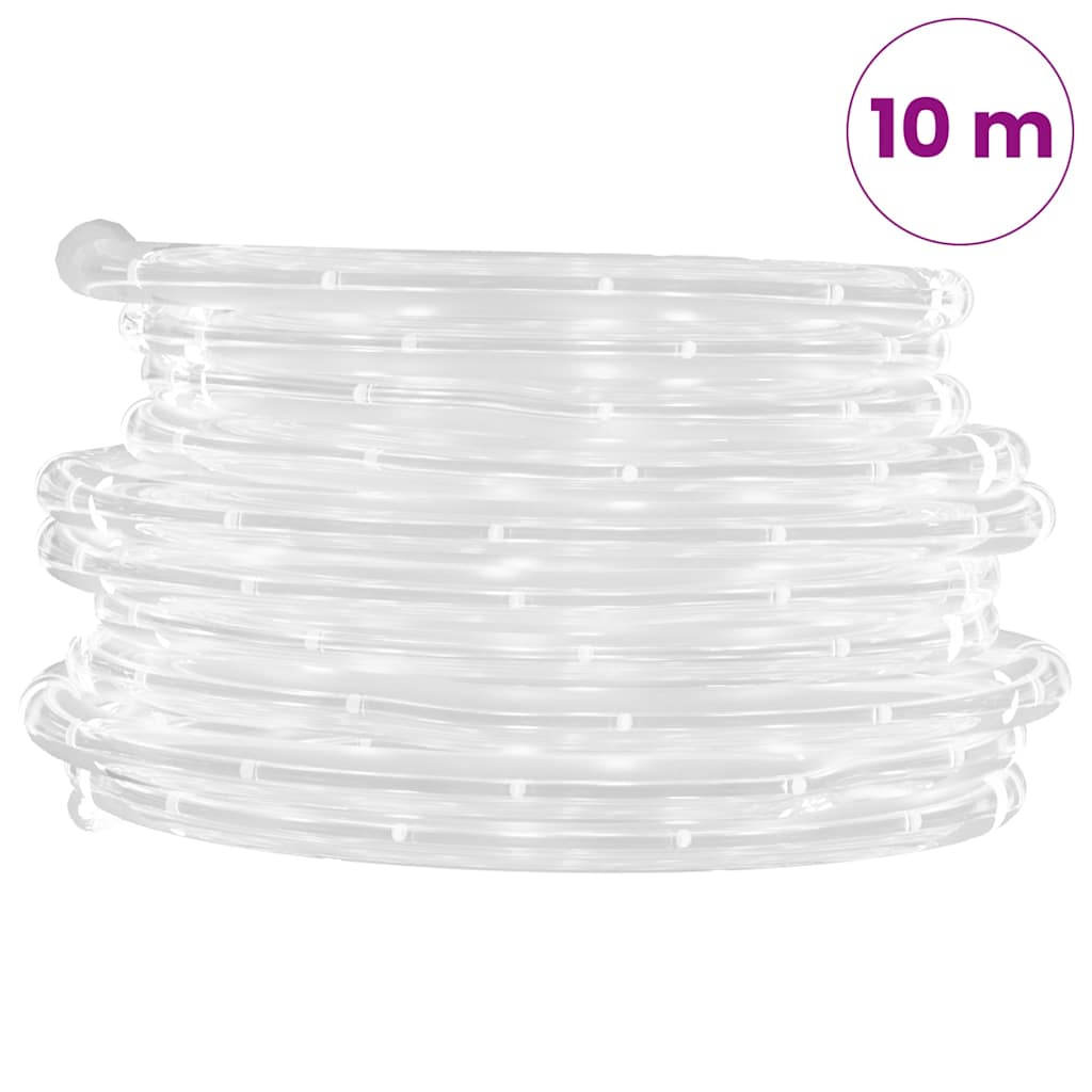 PVC fényfüzér 240 hideg fehér LED-del 10 m