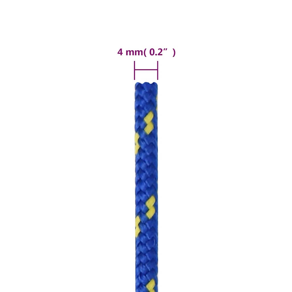 kék polipropilén hajókötél 4 mm 25 m