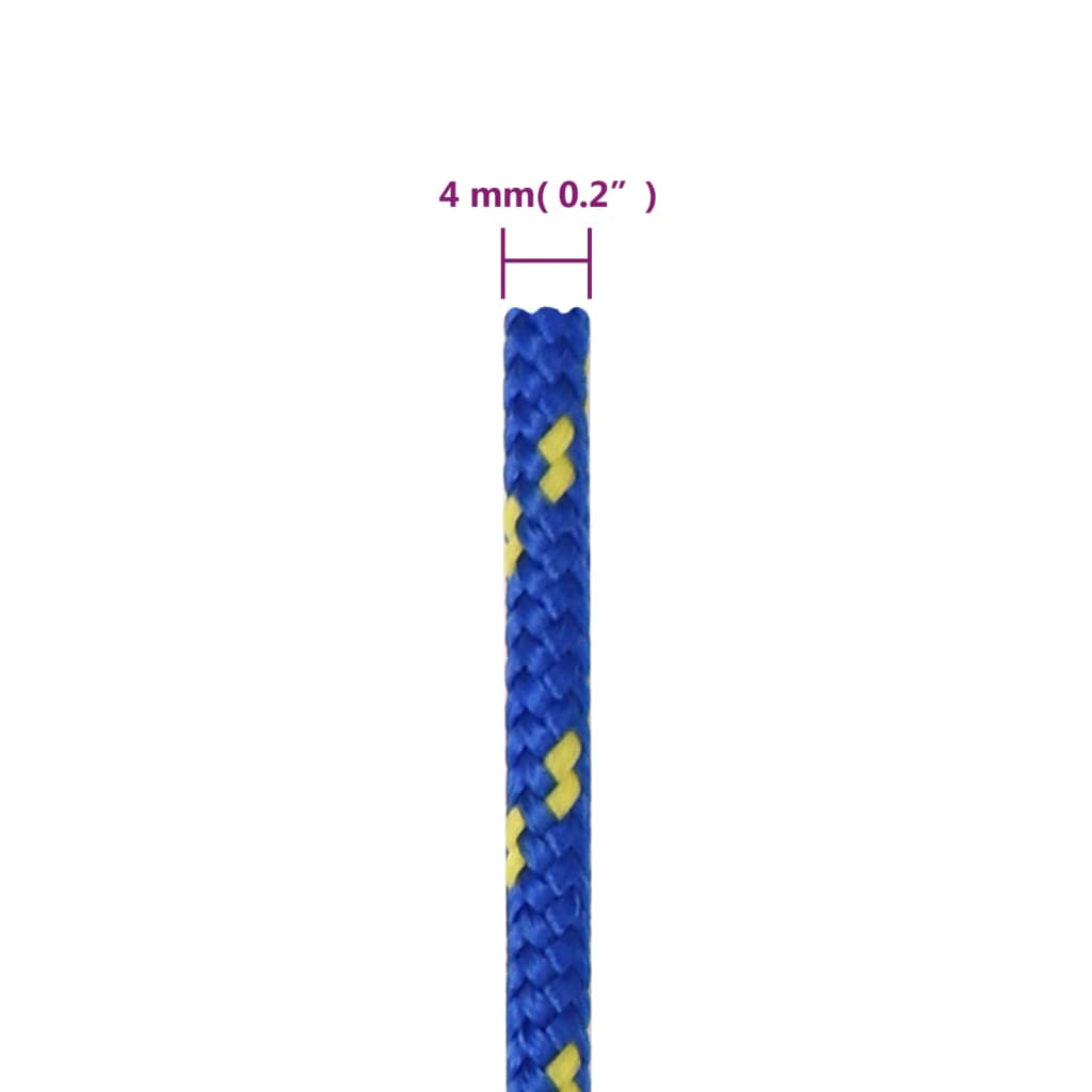 kék polipropilén hajókötél 4 mm 250 m