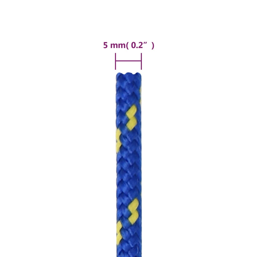 kék polipropilén hajókötél 5 mm 250 m