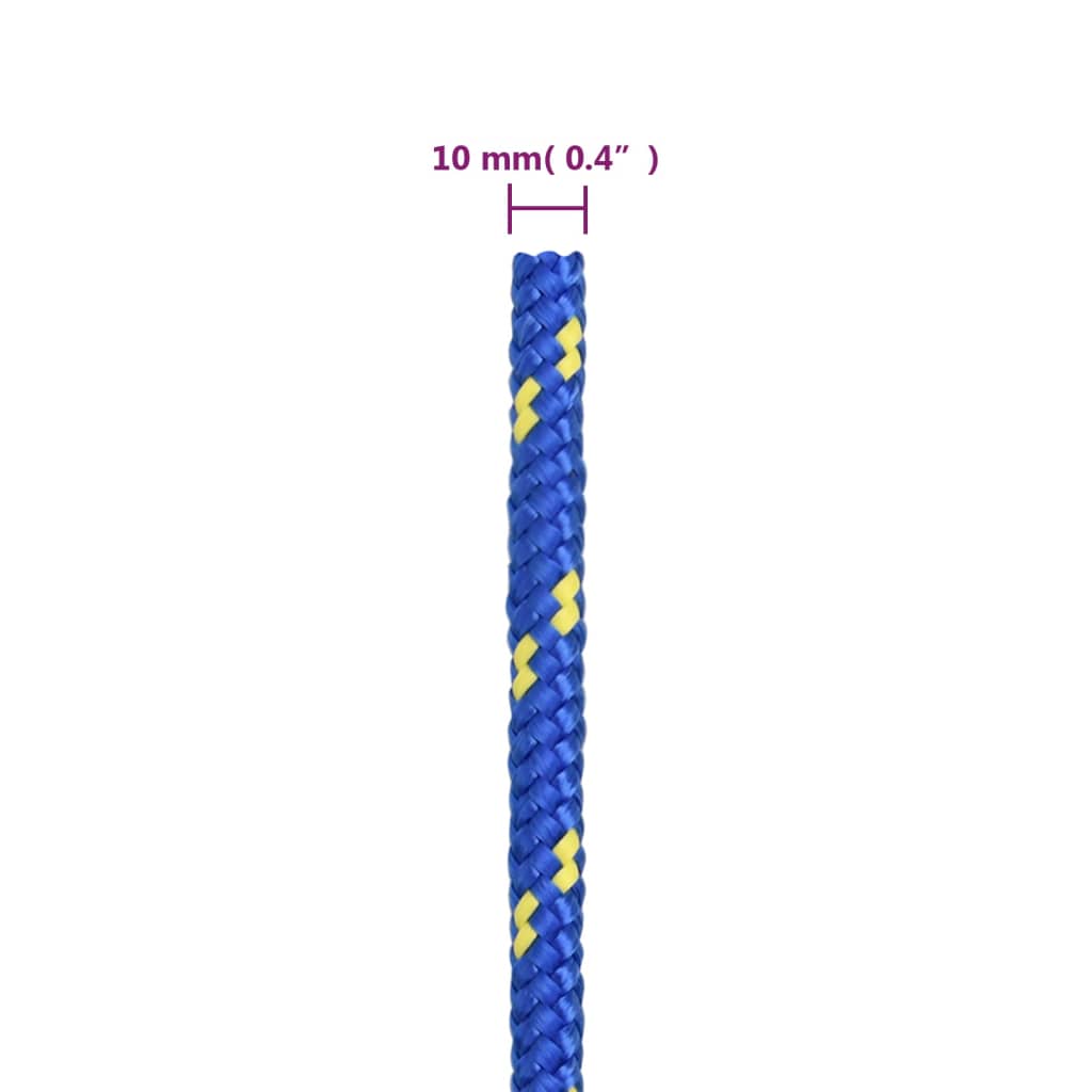 kék polipropilén hajókötél 10 mm 25 m