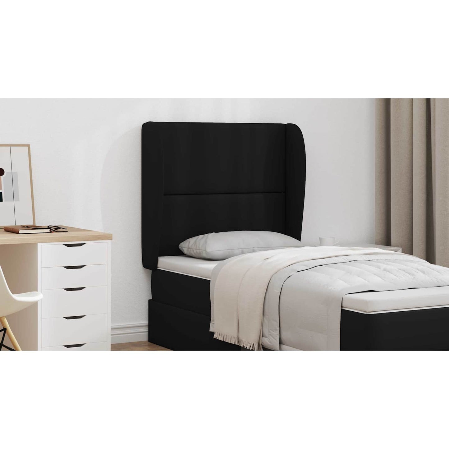 Fejtámla Fül Fekete 80 x 23 x 6 cm PVC