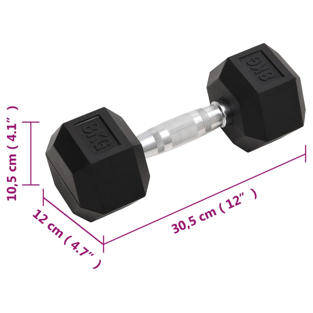 2 db összesen öntöttvas egykezes súlyzó 16 kg
