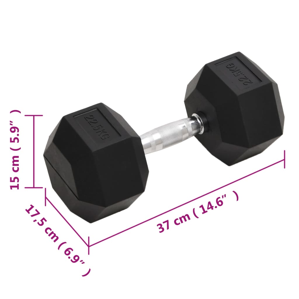 öntöttvas egykezes súlyzó 22,5 kg