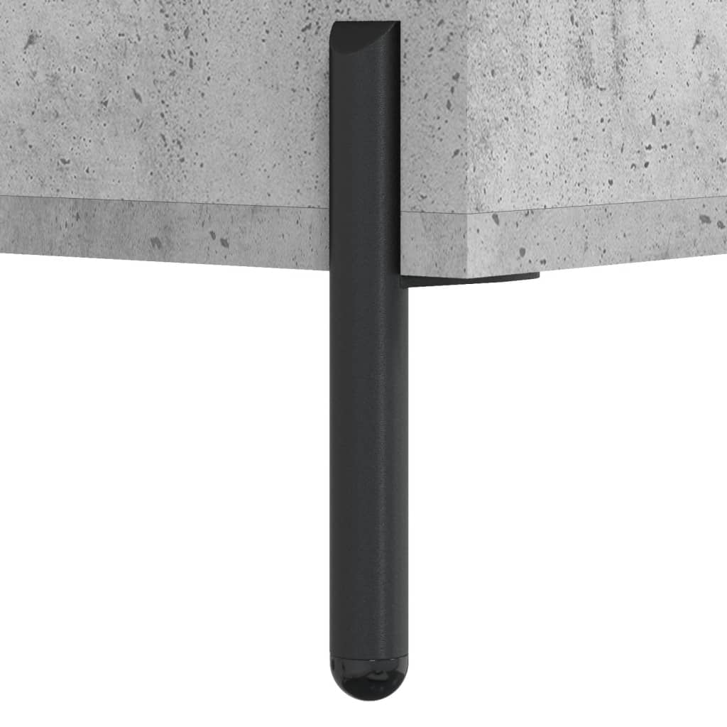 betonszürke szerelt fa magasszekrény 69,5 x 31 x 115 cm
