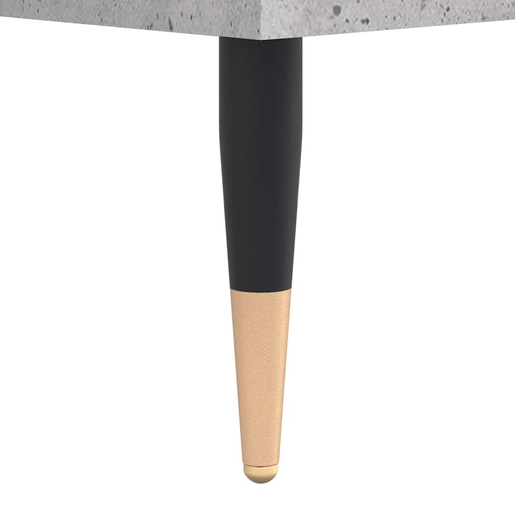 betonszürke szerelt fa dohányzóasztal 90 x 50 x 40 cm