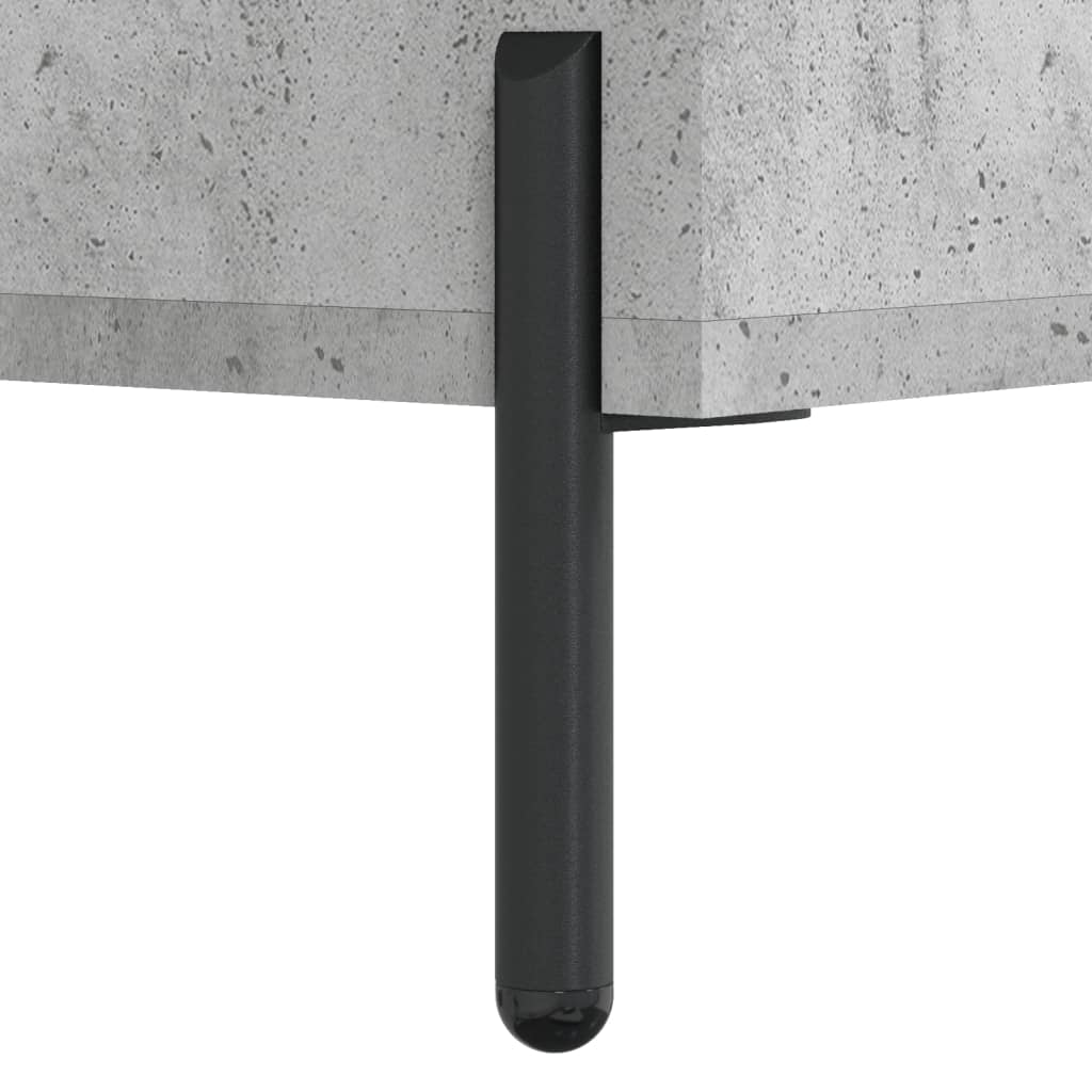 betonszürke szerelt fa magasszekrény 34,5x34x180 cm