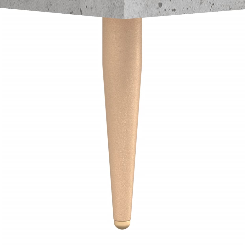 betonszürke szerelt fa magasszekrény 69,5 x 34 x 180 cm