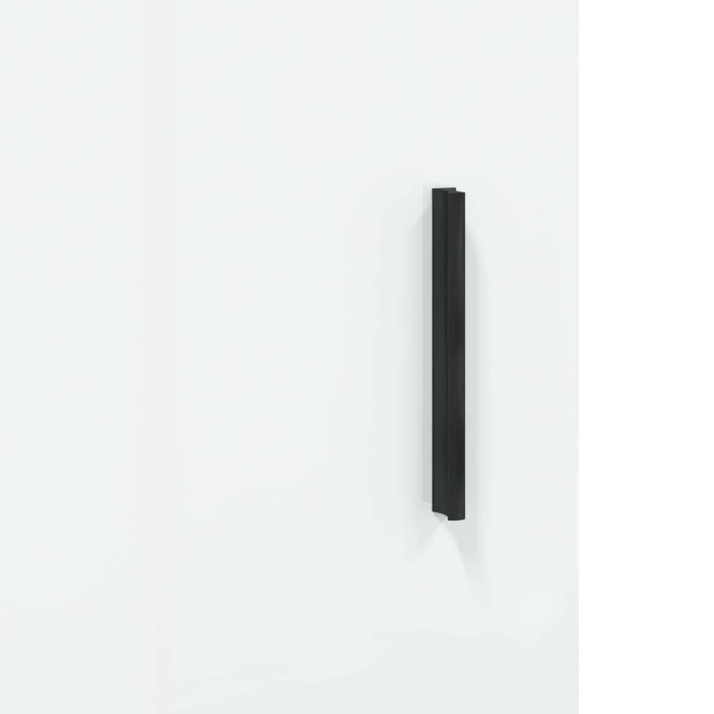 fehér szerelt fa magasszekrény 34,5x34x180 cm
