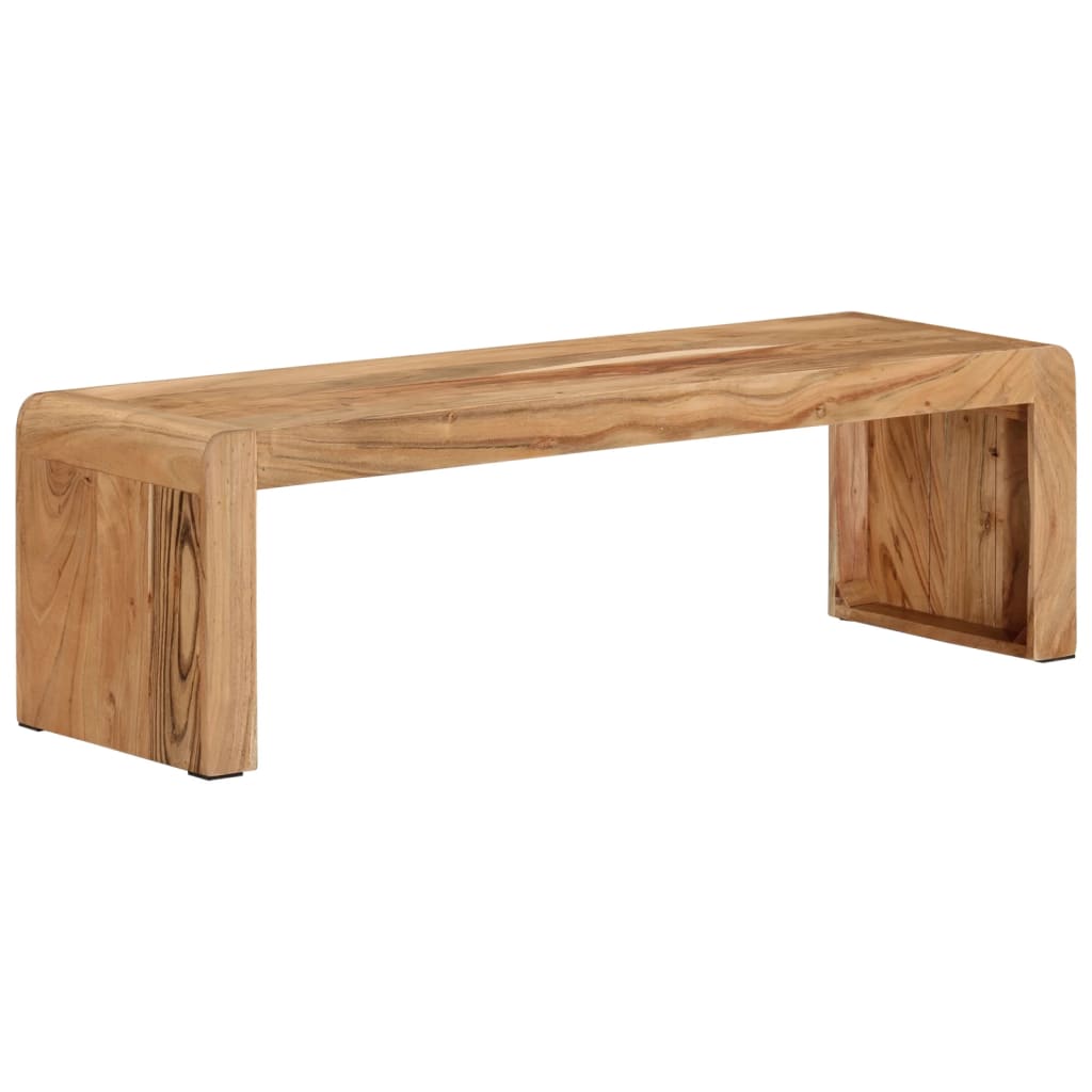 tömör akácfa TV-szekrény 110 x 33 x 33 cm