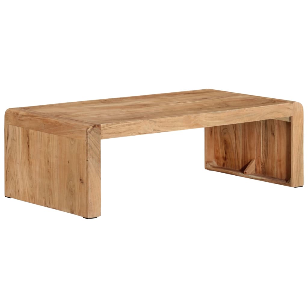 tömör akácfa dohányzóasztal 110 x 55 x 35 cm