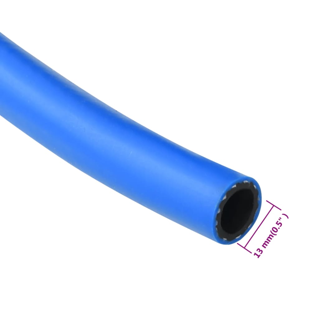 kék PVC légtömlő 0,7" 5 m