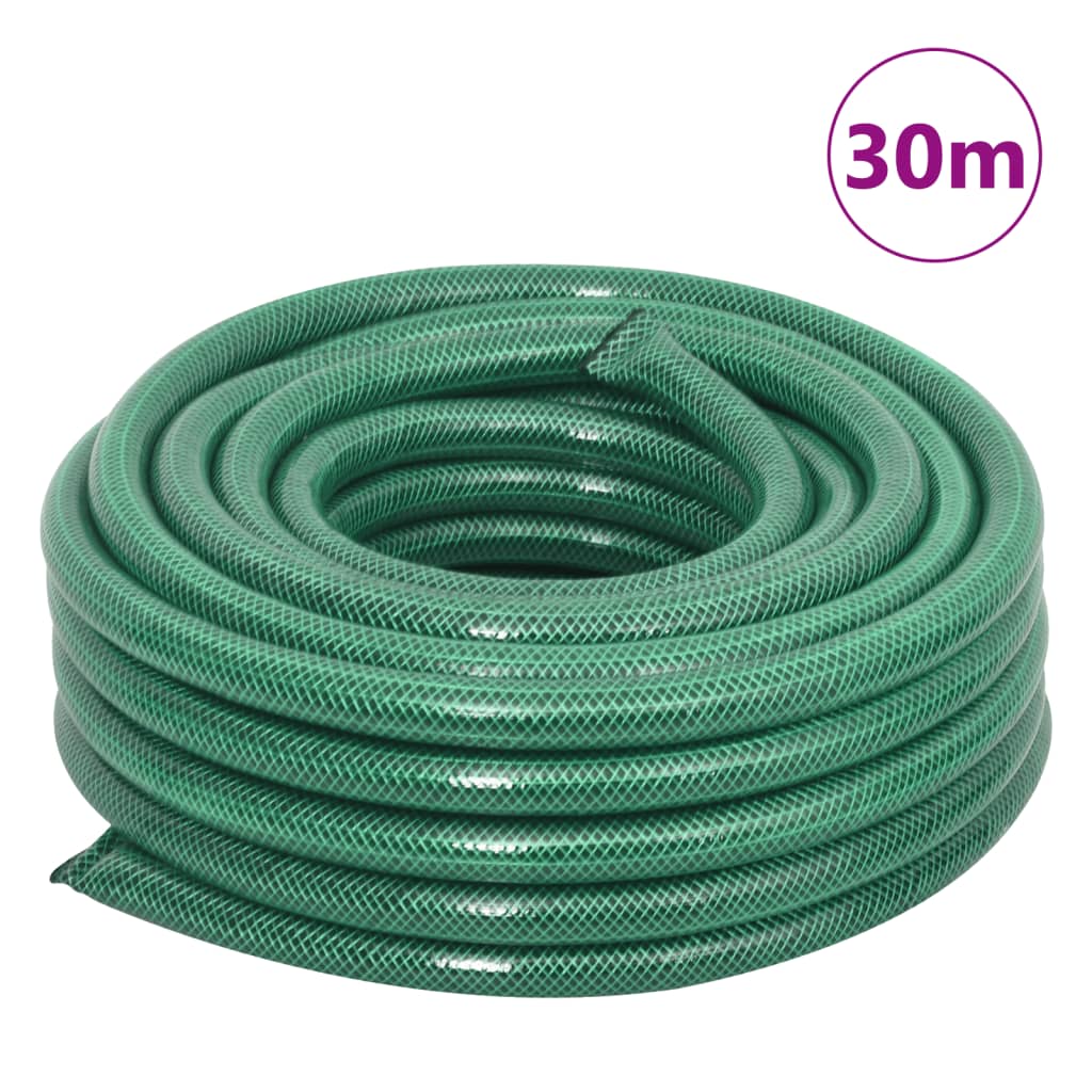 kerti tömlő szerelvénykészlettel Zöld 0,75" 30 m PVC