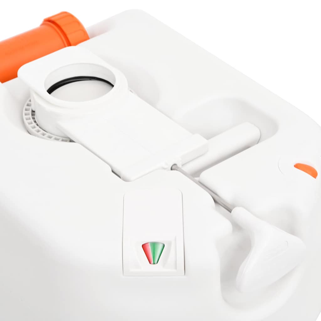 fehér beépített HDPE és acél kemping WC 24+17 L