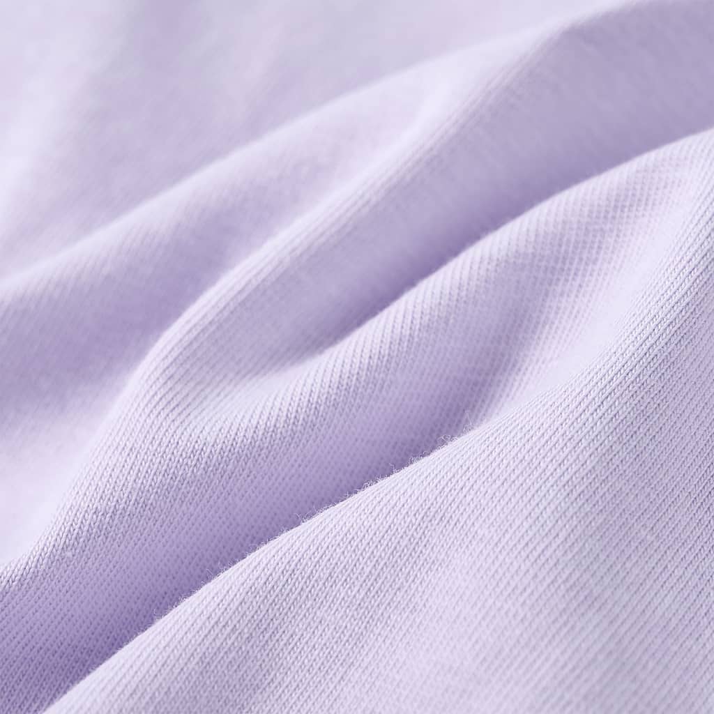Gyerek póló hosszú ujjú Light Lilac 140