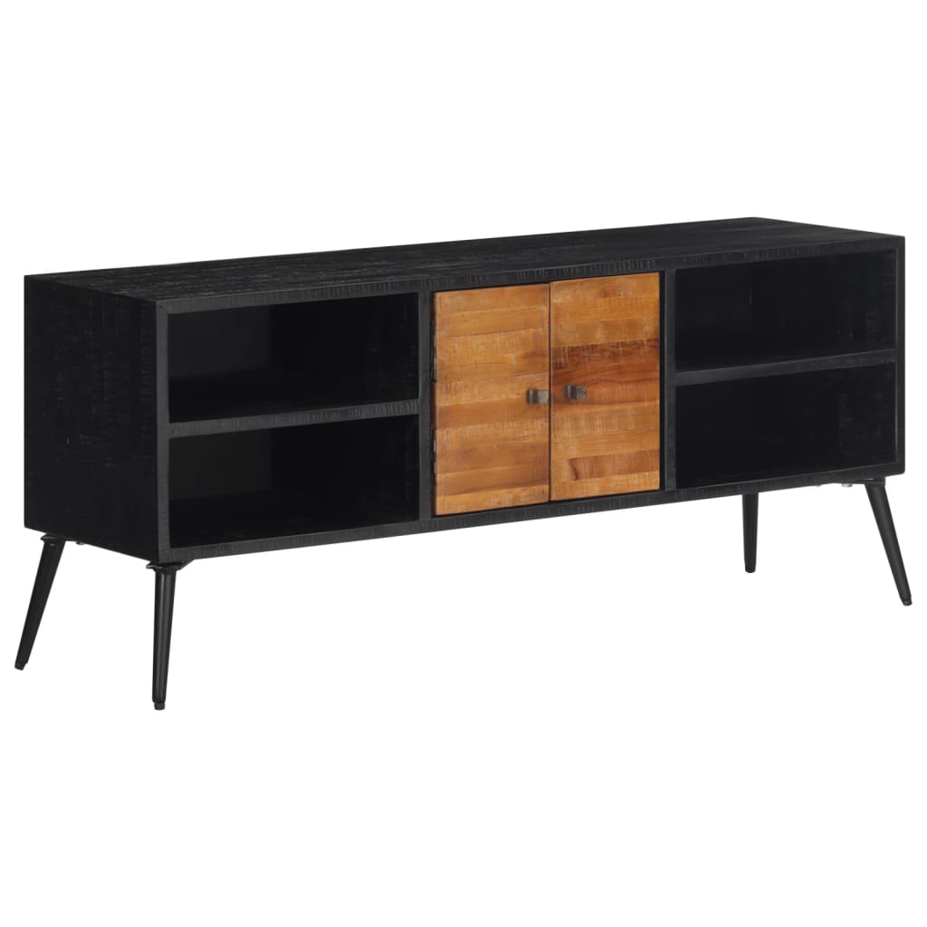 tömör újrahasznosított tíkfa TV-szekrény 112 x 31 x 45 cm