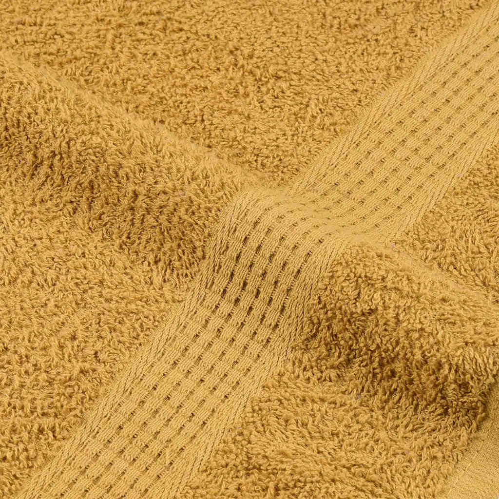 2 db FROGN mintás kéztörlő arany 50 x 100 cm 360 g/m²