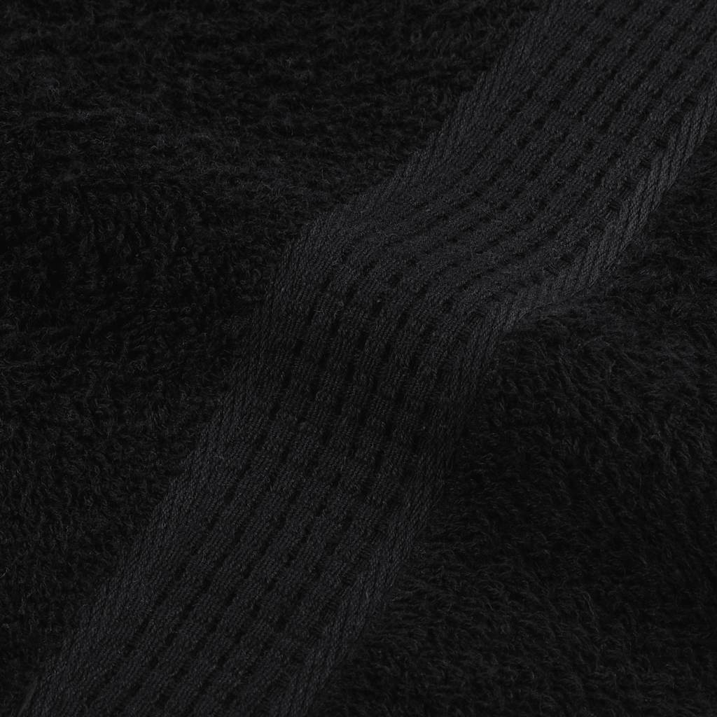 10 db FROGN mosdótörlő fekete 30 x 30 cm 360 g/m²